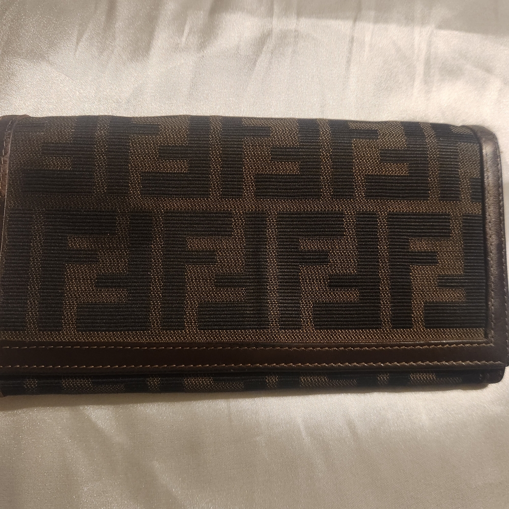 Fendi Brown Logo Wallet